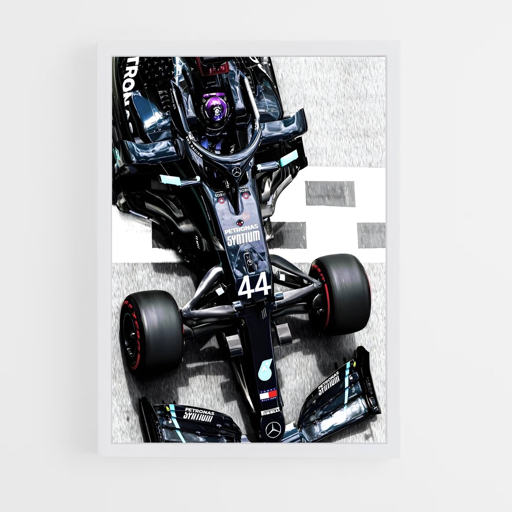 Poster Mercedes MP4 Magic – affiche Voitures de Formule 1 (vue 3)